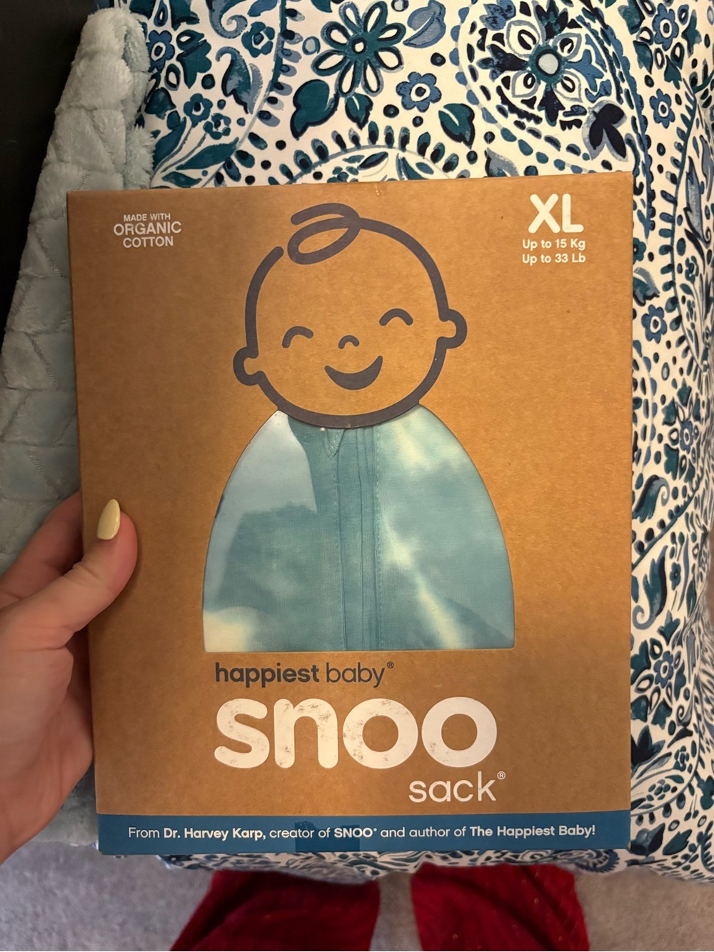 happiest baby Snoo Sack XL Sleep Sack in Light Blue
